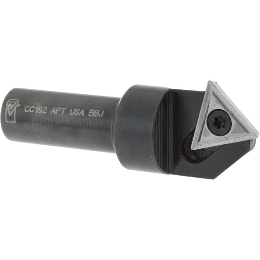 APT CC182 3/4" Max Diam, 1/2" Shank Diam, 82&deg Included Angle, Indexable Countersink