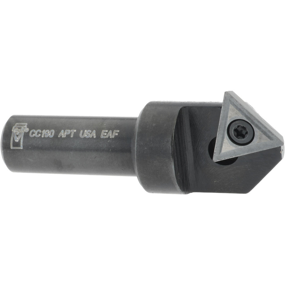APT CC190 3/4" Max Diam, 1/2" Shank Diam, 90&deg Included Angle, Indexable Countersink