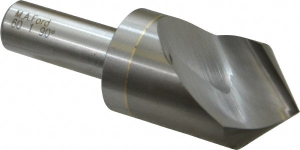 M.A. Ford 60100003 Countersink 1" Head Dia, 90.00 deg Included Angle, 1 Flute, Solid Carbide, Right Hand Cut