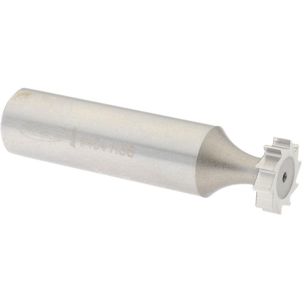 Keo 943-000-065 Woodruff Keyseat Cutter 0.5" Cut Dia, 0.125" Cut Width, 1/2" Shank Dia, Straight Tooth