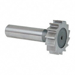 Keo 943-000-273 Woodruff Keyseat Cutter 1.25" Cut Dia, 0.375" Cut Width, 1/2" Shank Dia, Straight Tooth