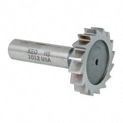 Keo 943-000-313 Woodruff Keyseat Cutter 1.5" Cut Dia, 0.3125" Cut Width, 1/2" Shank Dia, Straight Tooth