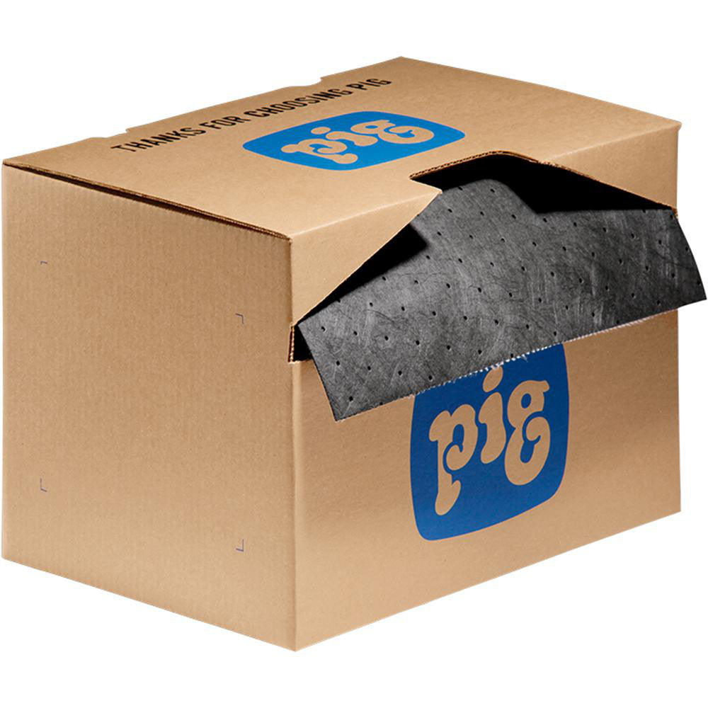 New Pig MAT141 Pads, Rolls & Mats Product Type Roll  Application Universal  Overall Length (Feet) 150.00  Width (Decimal Inch - 4 Decimals) 15.0000  Material Polypropylene  Fluids Absorbed Oil Coolants Solvents Water Universal