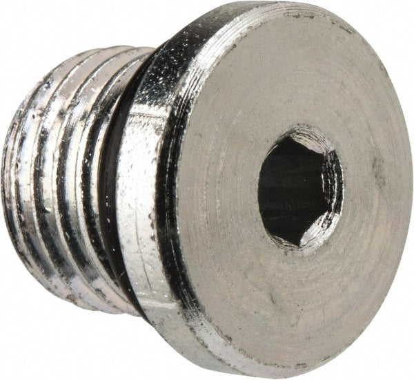 Parker 3 HP5ON-S Industrial Pipe Hex Socket Plug 3/8-24 Male Thread, Male Straight Thread O-Ring