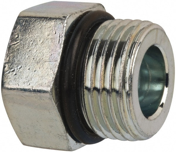 Parker 10 P5ON-S Industrial Pipe Hex Plug 7/8-14 Male Thread, Male Straight Thread O-Ring