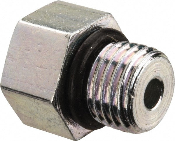 Parker 3 P5ON-S Industrial Pipe Hex Plug 3/8-24 Male Thread, Male Straight Thread O-Ring