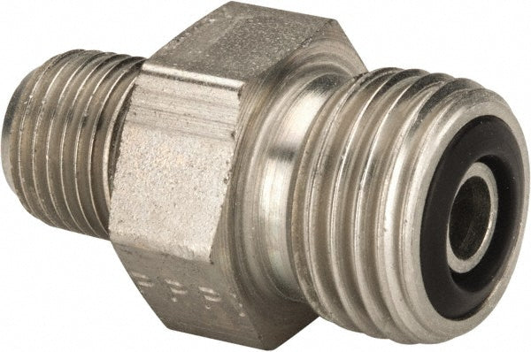 Parker 4 FLO-S Compression Tube Connector 1/8-27, 1/4" Tube OD, ORFS x NPTF