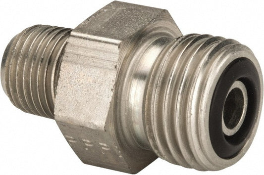 Parker 4 FLO-S Compression Tube Connector 1/8-27, 1/4" Tube OD, ORFS x NPTF