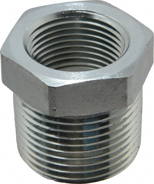 Parker 1 X 3/4 PTR-S Industrial Pipe Bushing 3/4" Female Thread, 1" Male Thread, MNPTF x FNPTF