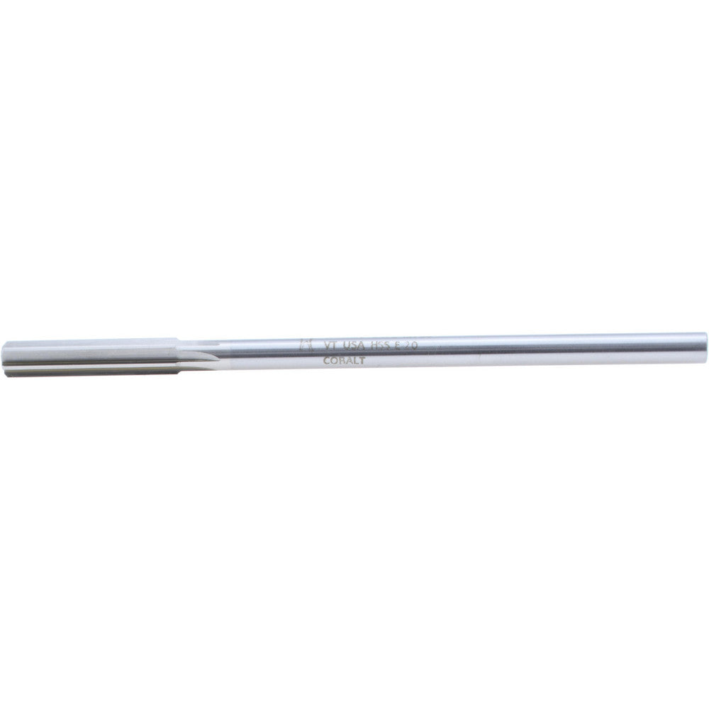 Hertel Reamers 1470-0.3730 Chucking Reamer 0.3730" Dia, 7" OAL, 1-3/4" Flute Length, Straight Flute, Straight-Cylindrical Shank, HSSCobalt