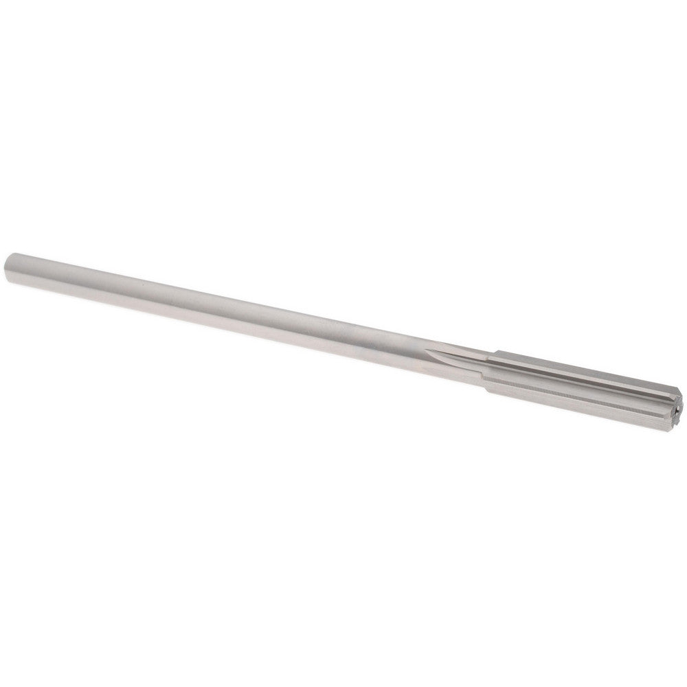 Hertel Reamers 1470-0.3745 Chucking Reamer 0.3745" Dia, 7" OAL, 1-3/4" Flute Length, Straight Flute, Straight-Cylindrical Shank, HSSCobalt