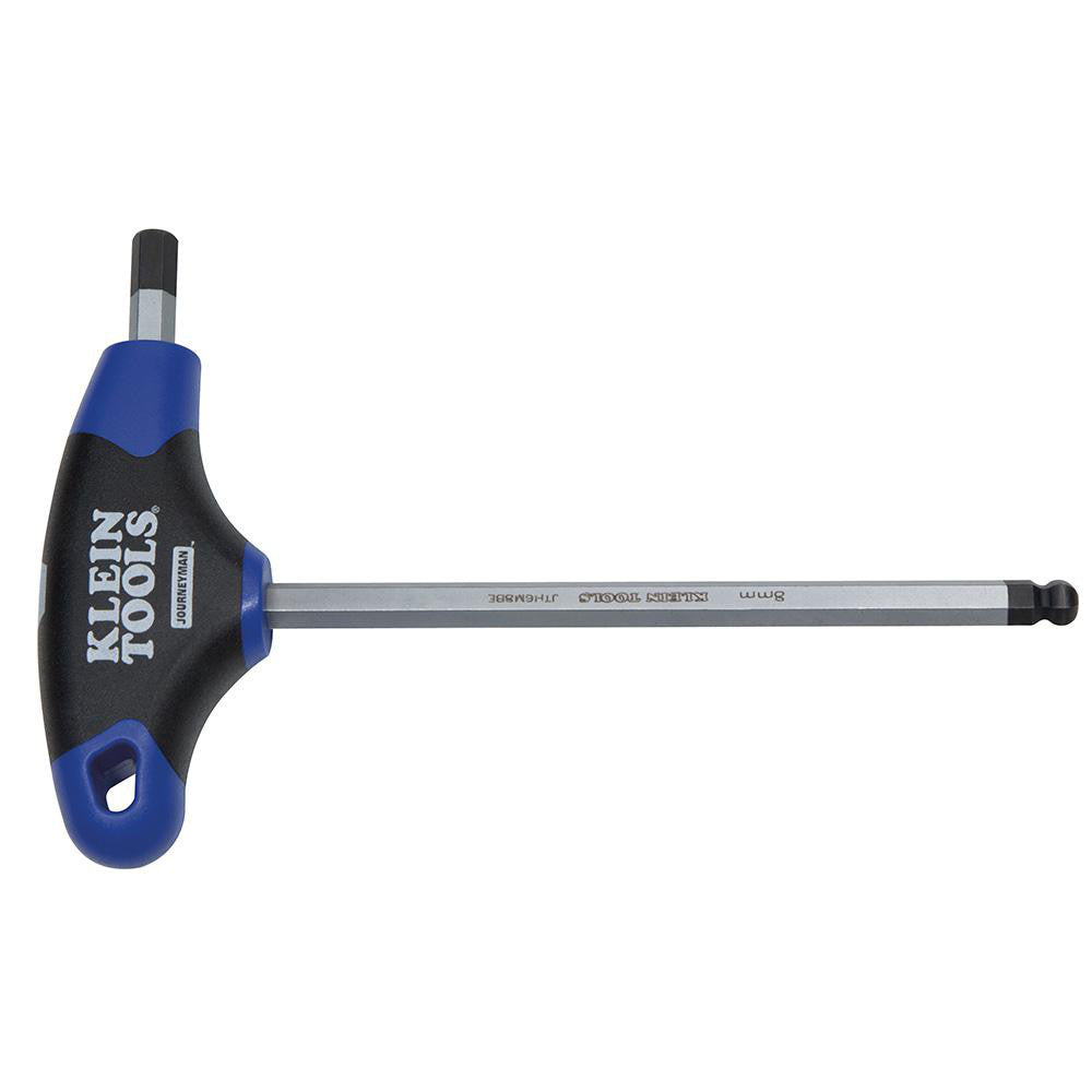 Klein Tools JTH6M2BE Hex Key 2.00 mm Hex, Ball End, T-Handle Cushion Grip