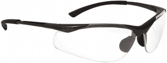 Bolle Safety Inc. 40044 Safety Glass Anti-Fog & Scratch-Resistant, Clear Lenses, Full-Framed