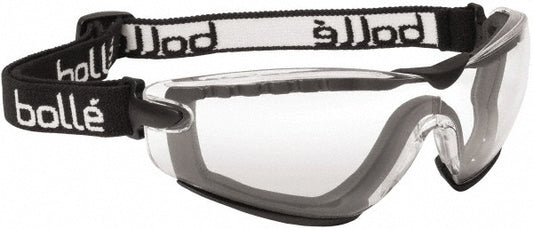 Bolle Safety Inc. 40091 Safety Goggles Anti-Fog & Scratch-Resistant, Clear Polycarbonate Lenses