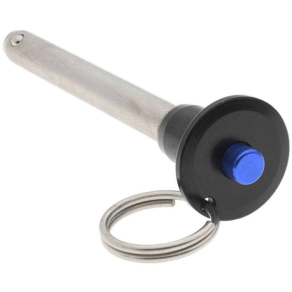 Gibraltar LBR-SS3128 Quick-Release Pin Button Handle, 3/8" Pin Dia, 3" Usable Length