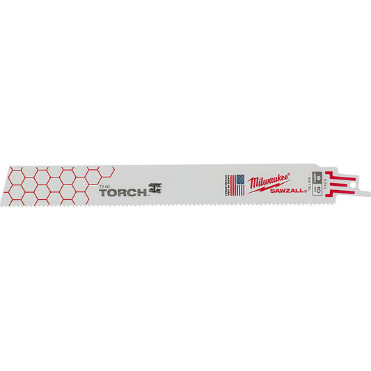 Milwaukee Tool 48-00-8713 Reciprocating Saw Blade 9" Long, Steel