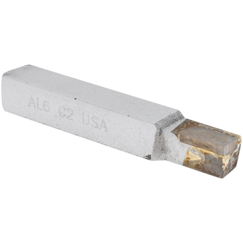 CLAPP & HANEY BRAZED TOOL 110 Single Point Tool Bit AL-6, 3/8" Shank Width, 3/8" Shank Height, C2 Solid Carbide Tip, Left Hand
