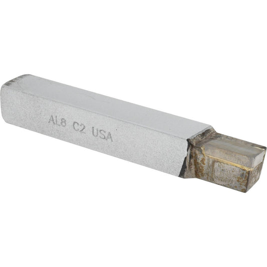CLAPP & HANEY BRAZED TOOL 120 Single Point Tool Bit AL-8, 1/2" Shank Width, 1/2" Shank Height, C2 Solid Carbide Tip, Left Hand