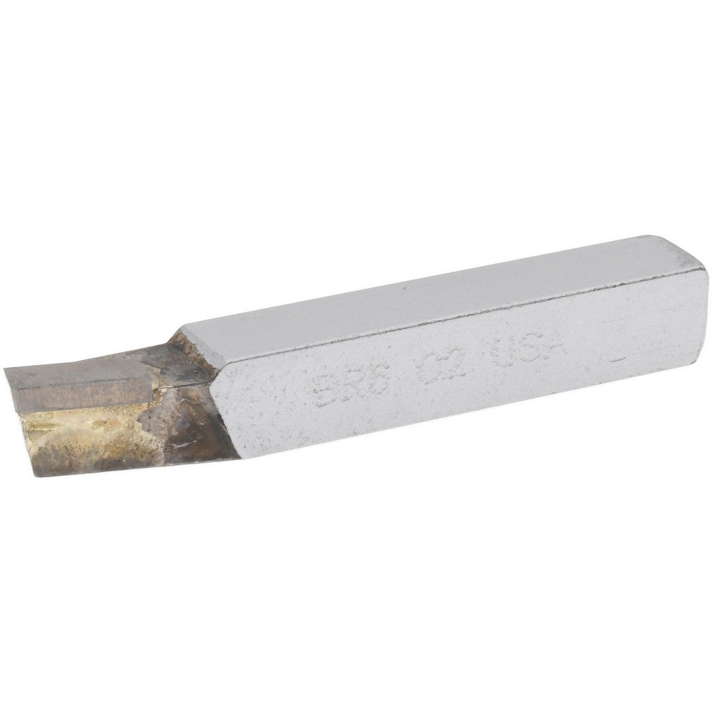 CLAPP & HANEY BRAZED TOOL 210 Single Point Tool Bit BR-6, 3/8" Shank Width, 3/8" Shank Height, C2 Solid Carbide Tip, Right Hand