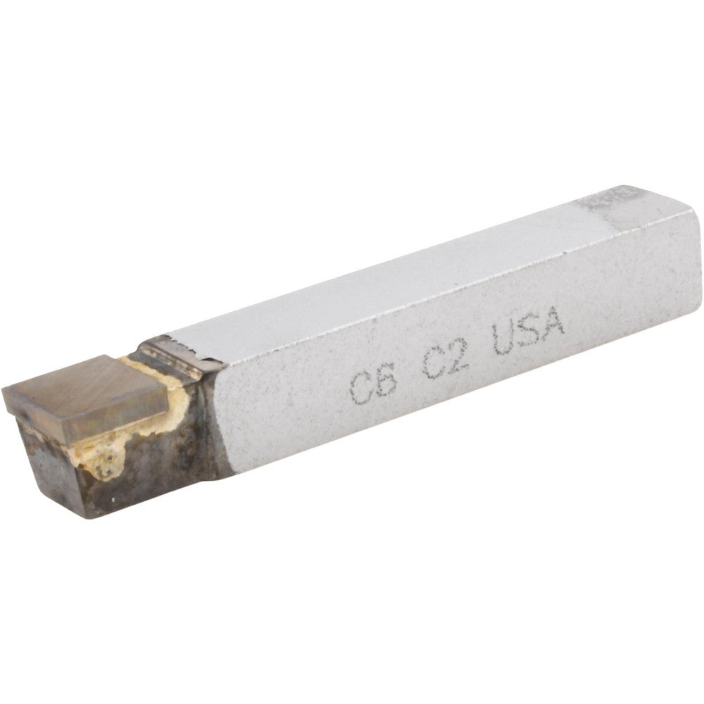 CLAPP & HANEY BRAZED TOOL 410 Single Point Tool Bit C-6, 3/8" Shank Width, 3/8" Shank Height, C2 Solid Carbide Tip, Neutral