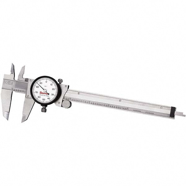 Starrett 66568 Dial Caliper 6'' Range, 0.001'' Graduation, 0.1'' per Revolution