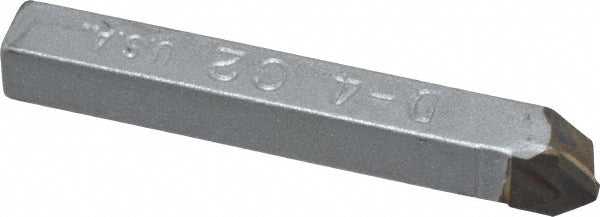CLAPP & HANEY BRAZED TOOL 500 Single Point Tool Bit D-4, 1/4" Shank Width, 1/4" Shank Height, C2 Solid Carbide Tip, Neutral