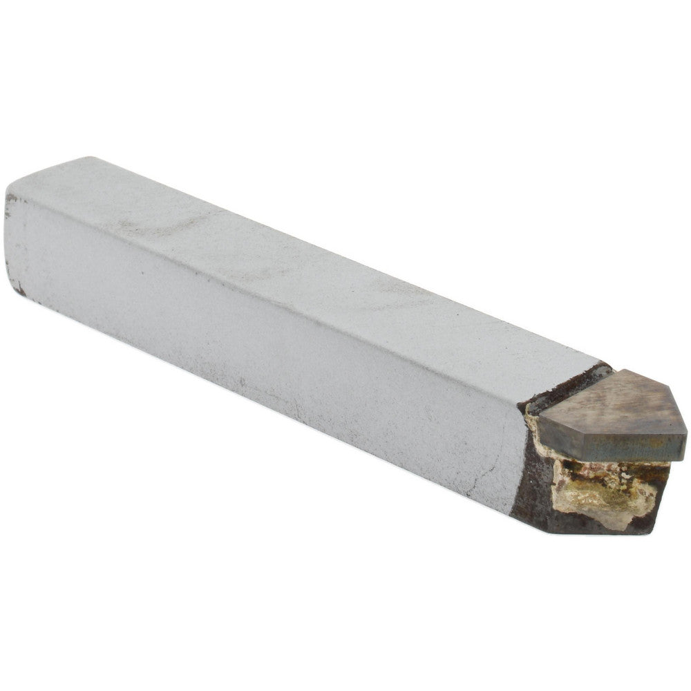CLAPP & HANEY BRAZED TOOL 520 Single Point Tool Bit D-8, 1/2" Shank Width, 1/2" Shank Height, C2 Solid Carbide Tip, Neutral