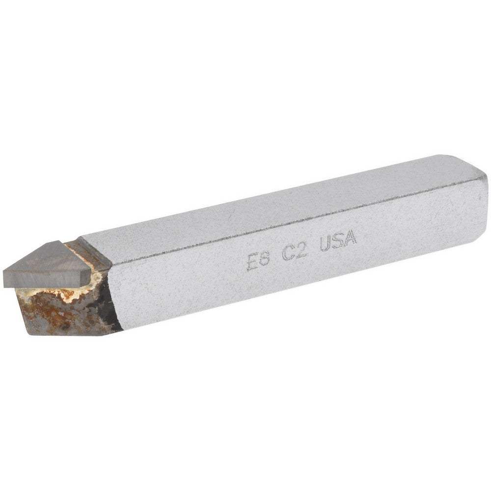CLAPP & HANEY BRAZED TOOL 620 Single Point Tool Bit E-8, 1/2" Shank Width, 1/2" Shank Height, C2 Solid Carbide Tip, Neutral
