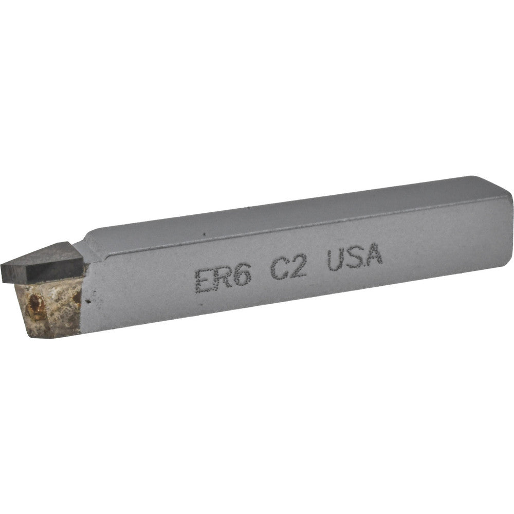 CLAPP & HANEY BRAZED TOOL 703 Single Point Tool Bit ER-6, 3/8" Shank Width, 3/8" Shank Height, C2 Solid Carbide Tip, Right Hand