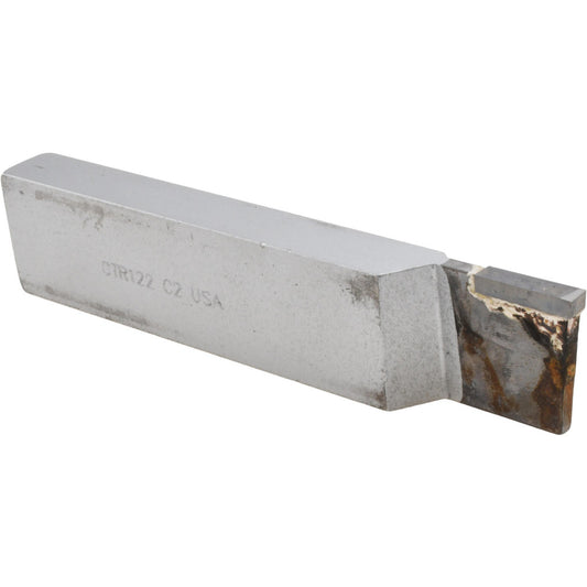CLAPP & HANEY BRAZED TOOL 41154 Single Point Tool Bit CT-122(433), 1/2" Shank Width, 1" Shank Height, C2 Solid Carbide Tip, Right Hand