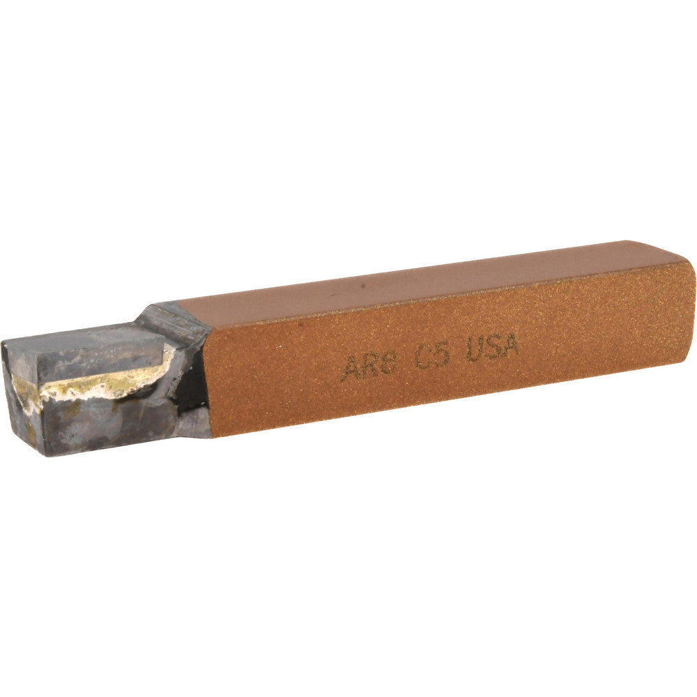 CLAPP & HANEY BRAZED TOOL 22 Single Point Tool Bit AR-8, 1/2" Shank Width, 1/2" Shank Height, C5 Solid Carbide Tip, Right Hand