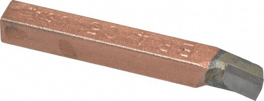 CLAPP & HANEY BRAZED TOOL 201 Single Point Tool Bit BR-4, 1/4" Shank Width, 1/4" Shank Height, C5 Solid Carbide Tip, Right Hand