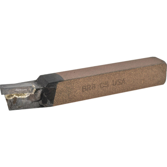 CLAPP & HANEY BRAZED TOOL 221 Single Point Tool Bit BR-8, 1/2" Shank Width, 1/2" Shank Height, C5 Solid Carbide Tip, Right Hand