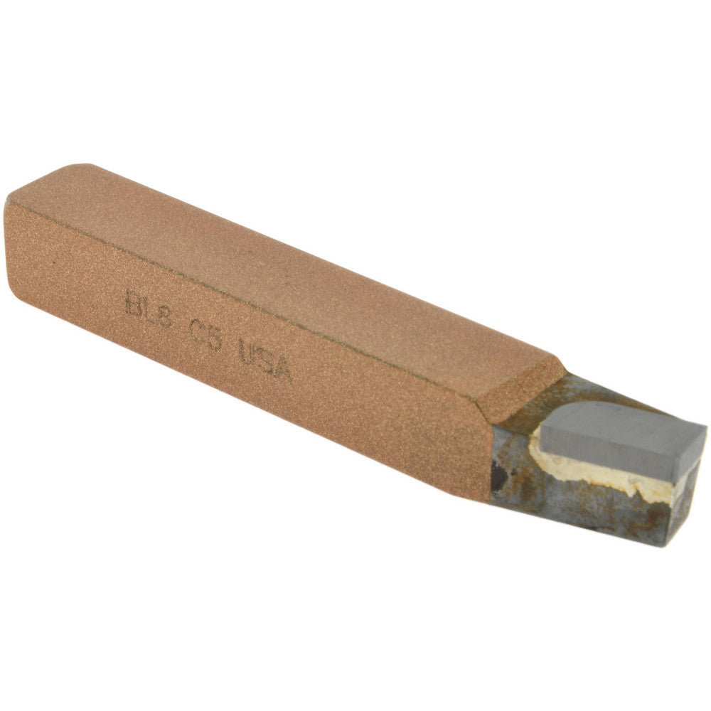 CLAPP & HANEY BRAZED TOOL 321 Single Point Tool Bit BL-8, 1/2" Shank Width, 1/2" Shank Height, C5 Solid Carbide Tip, Left Hand