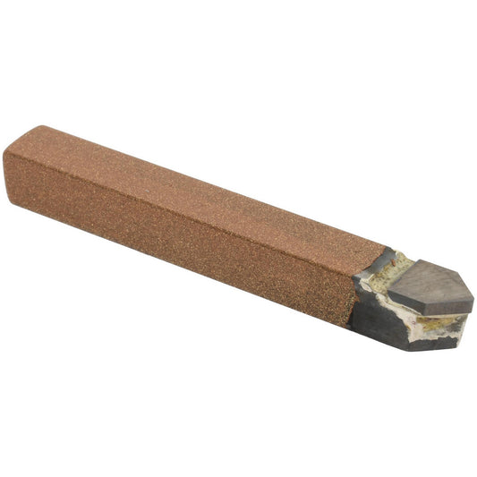 CLAPP & HANEY BRAZED TOOL 501 Single Point Tool Bit D-4, 1/4" Shank Width, 1/4" Shank Height, C5 Solid Carbide Tip, Neutral