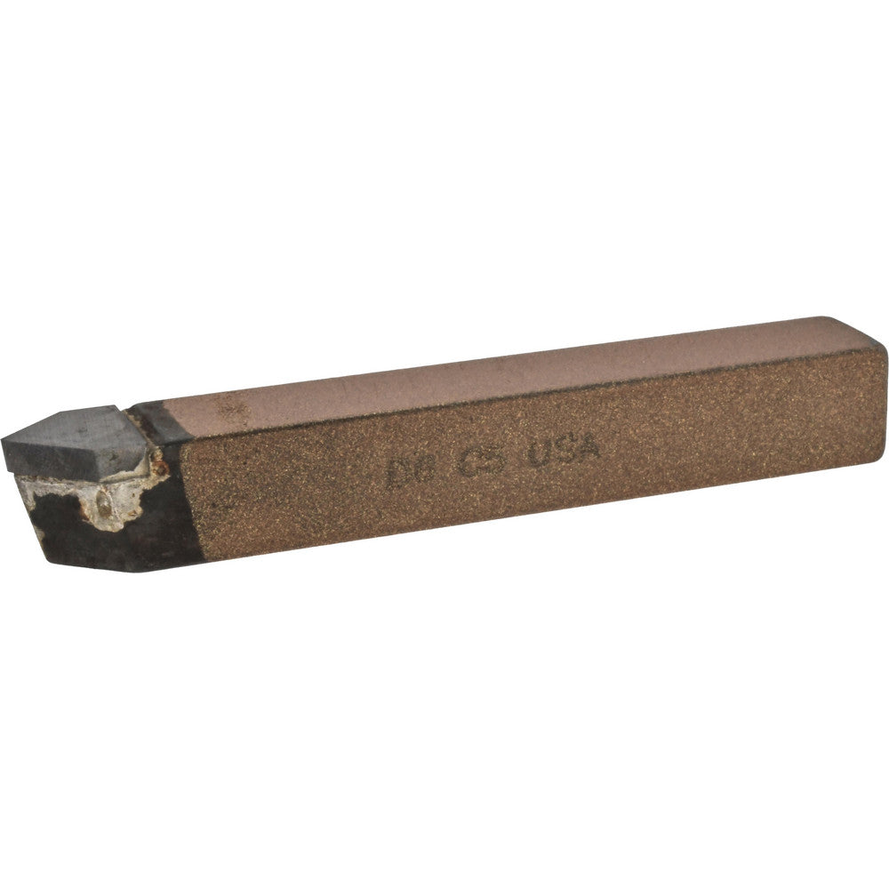 CLAPP & HANEY BRAZED TOOL 521 Single Point Tool Bit D-8, 1/2" Shank Width, 1/2" Shank Height, C5 Solid Carbide Tip, Neutral