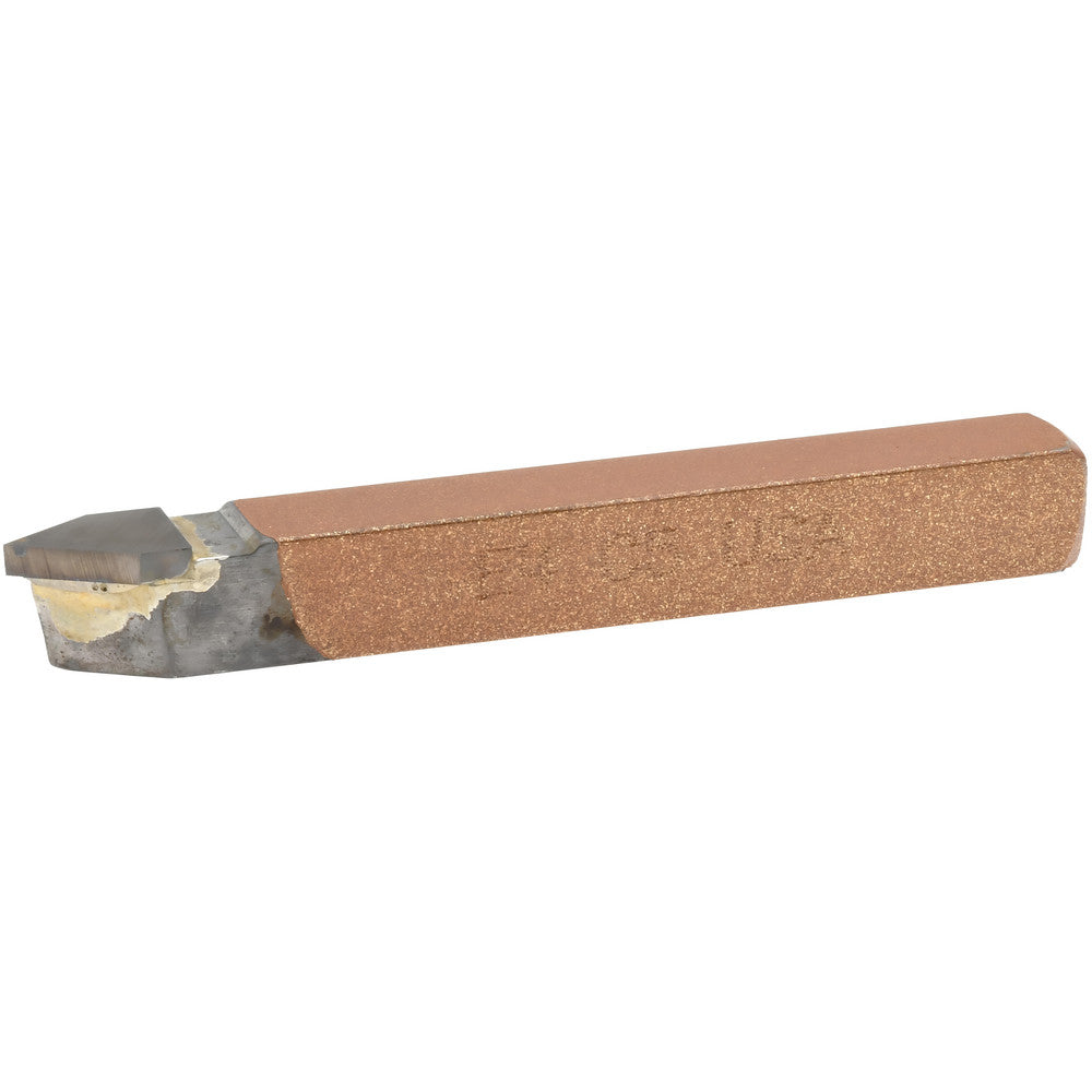 CLAPP & HANEY BRAZED TOOL 601 Single Point Tool Bit E-4, 1/4" Shank Width, 1/4" Shank Height, C5 Solid Carbide Tip, Neutral