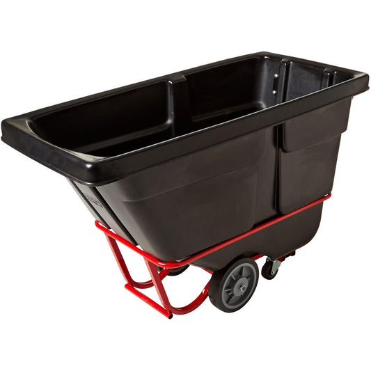 Rubbermaid FG130600BLA Hoppers & Basket Trucks Truck Type Tilt  Load Capacity (Lb) 1400  Body Material Resin  Number Of Wheels 4  Color Black  Additional Information Replaces MSC # 88096672