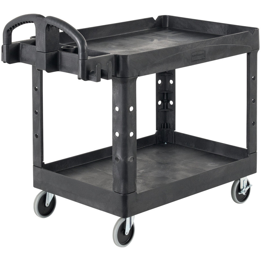 Rubbermaid FG454600BLA Carts Cart Type Service  Material Resin  Length (Inch) 55  Width (Inch) 26  Height (Inch) 33-1/4  Load Capacity (Lb) 750