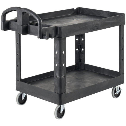 Rubbermaid FG454600BLA Carts Cart Type Service  Material Resin  Length (Inch) 55  Width (Inch) 26  Height (Inch) 33-1/4  Load Capacity (Lb) 750