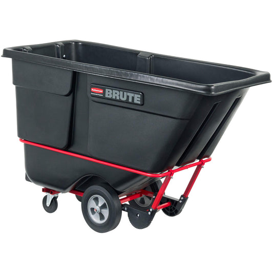 Rubbermaid FG131500BLA Hoppers & Basket Trucks Truck Type Tilt  Load Capacity (Lb) 1250  Body Material Resin  Number Of Wheels 4  Color Black  Additional Information Replaces MSC # 88096706