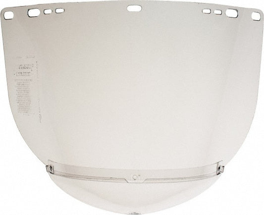 Jackson Safety 29062 Face Shield Windows & Screens Replacement Window, Clear, 8" High, 0.04" Thick