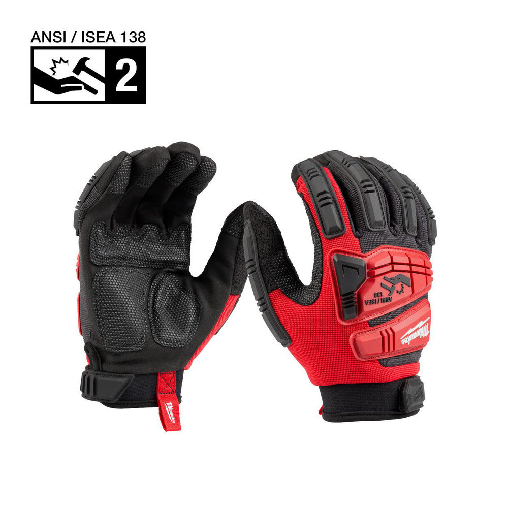 Milwaukee Tool 48-73-8551 Work & General Purpose Gloves Glove Type General Purpose Impact  Application Back-of-Hand Protection Light Material Handling General Work Landscaping Automotive  Lining Material Synthetic Leather  Back Material Polyester