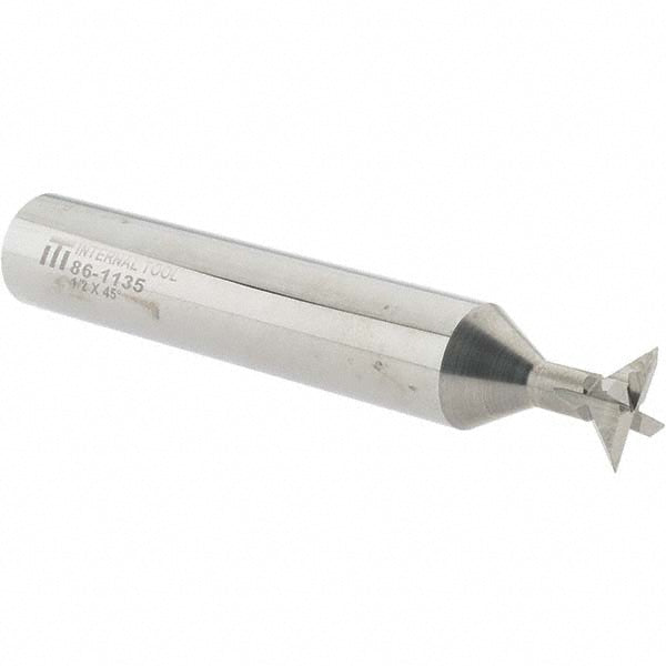 Internal Tool Inc 86-1135 Dovetail Cutter 90 &deg, 0.15" Cut Width, Solid Carbide