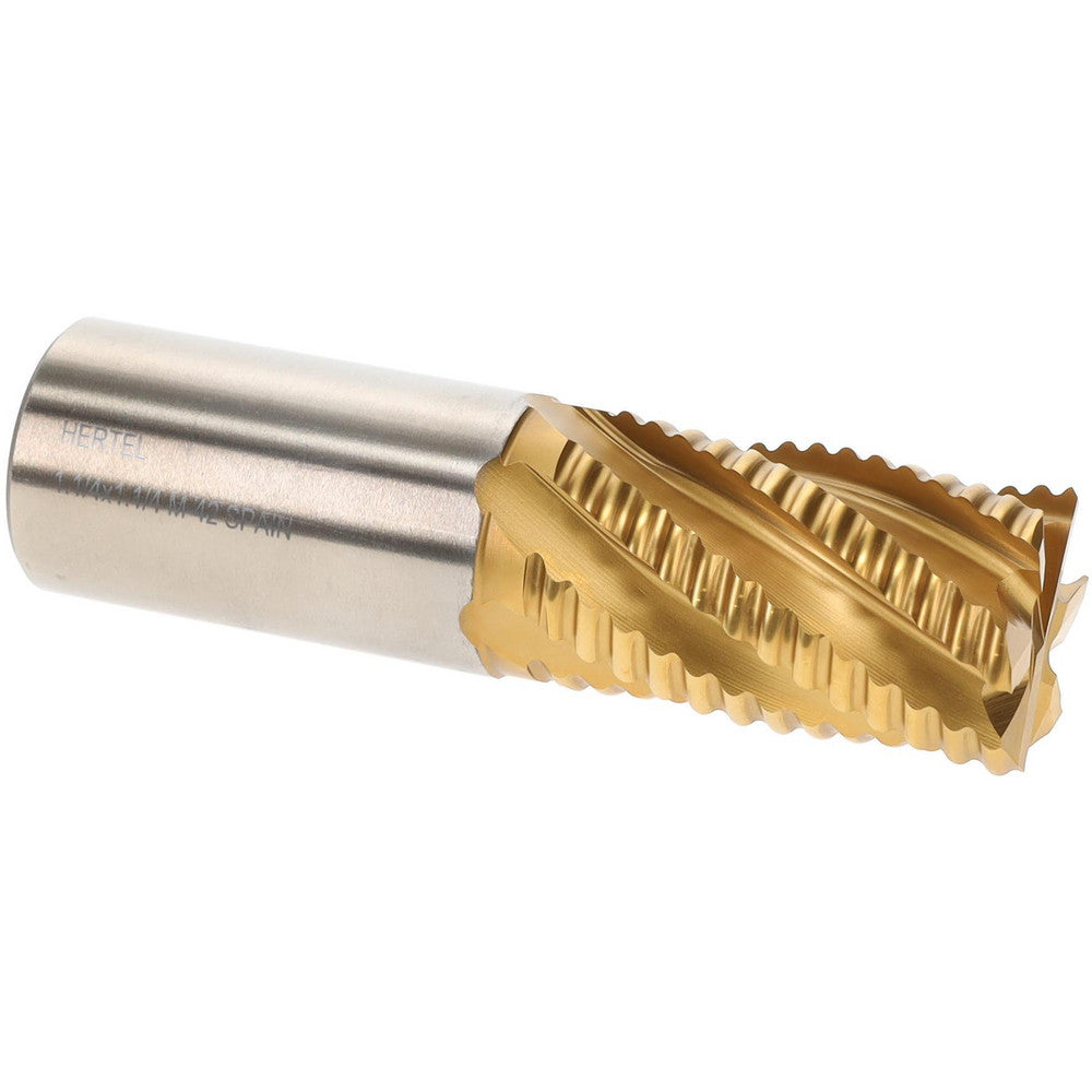 Hertel 72846348 Roughing End Mill 1-1/4" Dia, 6 Flute, Coarse Pitch, Single End, Cobalt