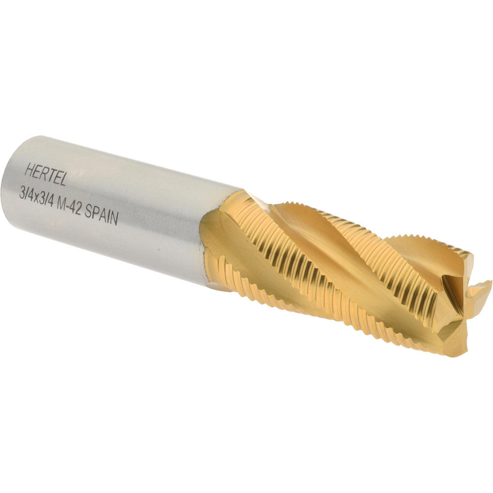 Hertel 72846470 Roughing End Mill 3/4" Dia, 4 Flute, Fine Pitch, Single End, Cobalt