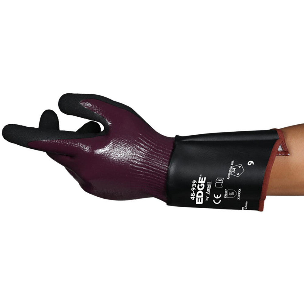 Ansell 48939080 Cut-Resistant Gloves Edge® Edge 48-939, Size Medium, ANSI Cut A4, Nitrile, HPPE, Spandex & Polyester