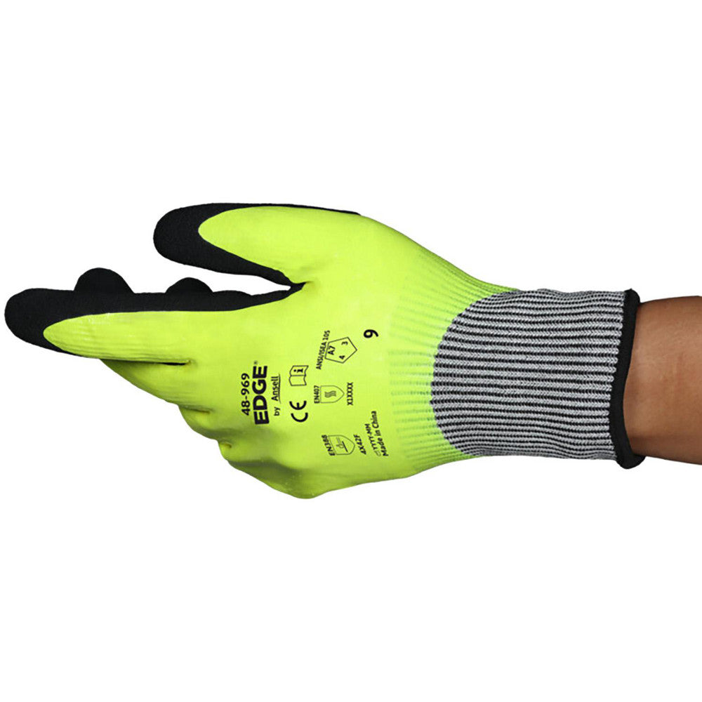 Ansell 48969070 Work Gloves Edge® Edge, Size Small, Nitrile-Coated Nitrile, Industrial, General Purpose & Mechanic's & Lifting