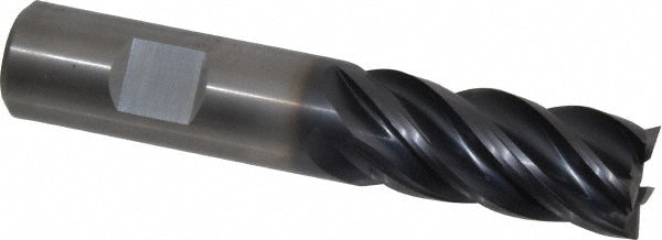 Kennametal 4048740 Square End Mill 3/4'' Dia, 1-1/4'' LOC, 3/4'' Shank Dia, 4'' OAL, 5 Flutes, Solid Carbide