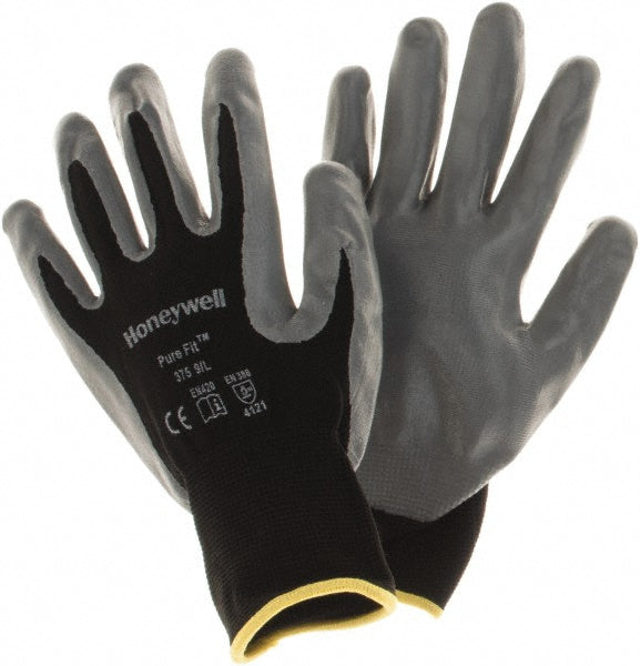 Honeywell 375-L Nylon/Nitrile Work Gloves